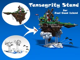 Tensegrity Stand for Feel Good Island
