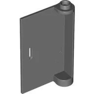 Door 1 x 3 x 4 Left - Open Between Top and Bottom Hinge / Dark Bluish Gray