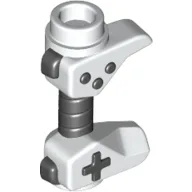 Game Controller / Weapon Hilt with Black Buttons Pattern / White