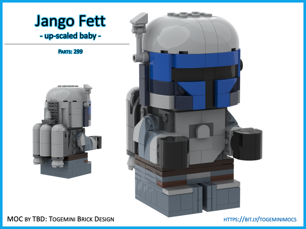 Lego Jango - up-scaled baby