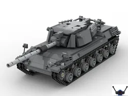 Leopard 1 (Dark Bluish Gray)