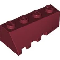 Brick Wedged, Sloped 45° 4 x 2 Right / Dark Red