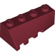 Lego Brick Wedged, Sloped 45° 4 x 2 Right / Dark Red
