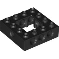 Lego Technic Brick 4 x 4 with 2 x 2 Opening / Black