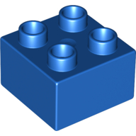 Lego Duplo Brick 2 x 2 / Blue