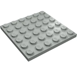 Plate 6 x 6 / Light Gray