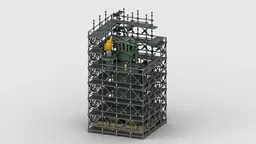Statue of Liberty Construction Site - Up-Scaled Buildable Figure Style