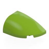 Lego Brick Round, Curved Double 3 x 2 Beveled with Stud Notch Right / Lime