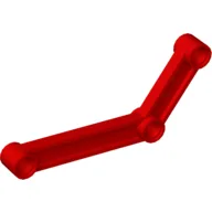 Technic Link 1 x 9 Bent (6 - 4) / Red
