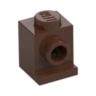 Brick Special 1 x 1 with Headlight / Brown