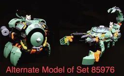 Alternate model of Overwatch 75976 Wrecking Ball - Scorpion - Designed By Ken_He_MOC