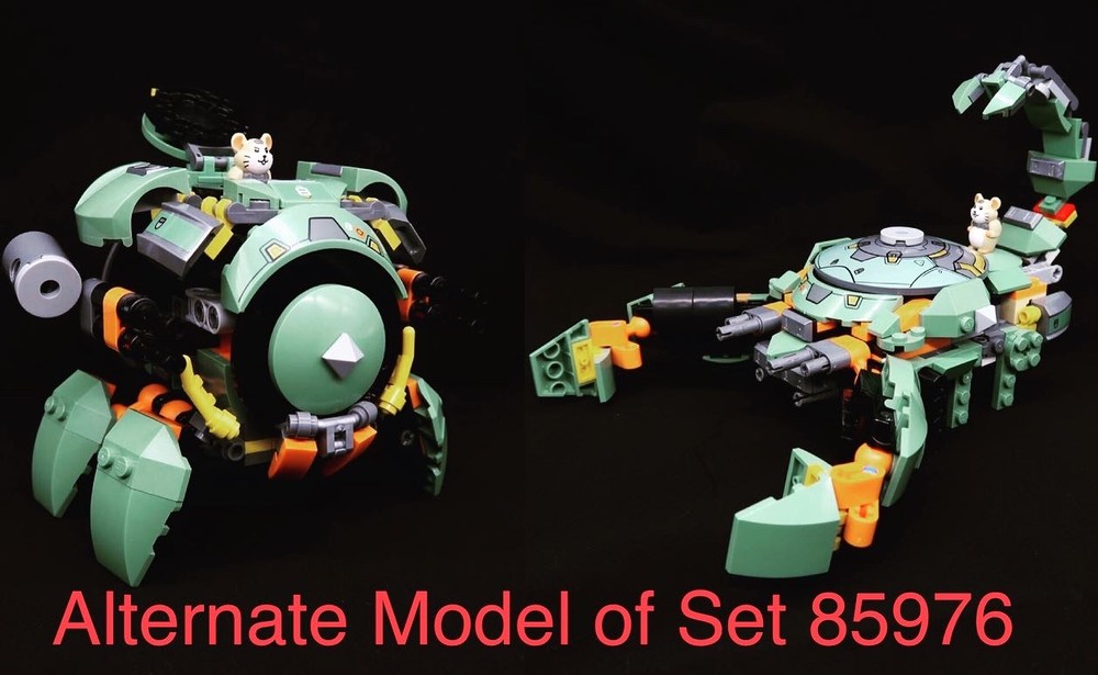 Lego Alternate model of Overwatch 75976 Wrecking Ball - Scorpion - Designed By Ken_He_MOC