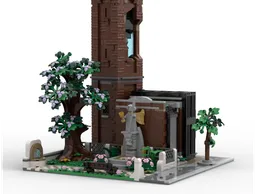 Small park with a Statue
