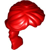 Lego Hair Ponytail Long French Braided / Red