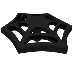 Web Effect Medium Bar on Back / Black