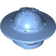Helmet with Chinstrap and Wide Brim / Medium Blue
