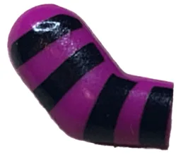 Arm, Right with 4 Black Stripes Pattern