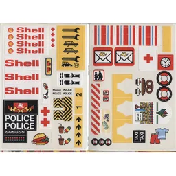 Sticker Sheet for Set 200-2 / [No Color/Any Color]