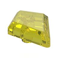 Lego Tile Special 1 x 2 Diamond Plain / Trans-Yellow