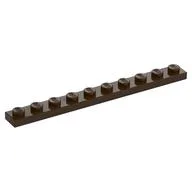 Plate 1 x 10 / Dark Brown