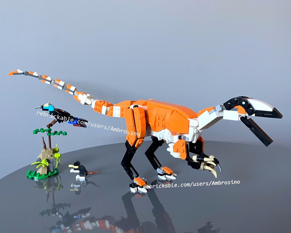 Lego 31129: real color Sinosauropteryx prima & friends