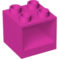 Duplo Cabinet 2 x 2 x 1.5 / Dark Pink