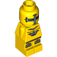 Lego Microfig Lava Dragon Knight Yellow