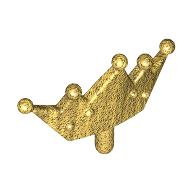 Lego Headwear Accessory Crown / Tiara / Pearl Gold