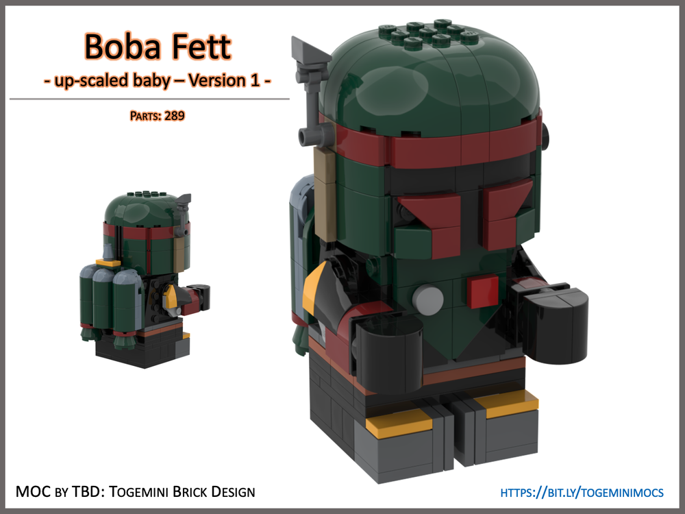 Lego Boba - up-scaled baby - Version 1
