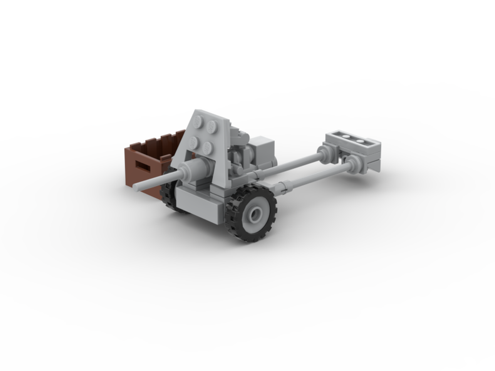 Lego German WW2 Panzerabwehrkanone 36 MOC - Outdated