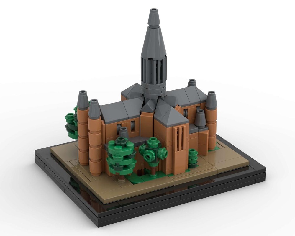 Lego Microscale Vondelkerk, Amsterdam, Netherlands