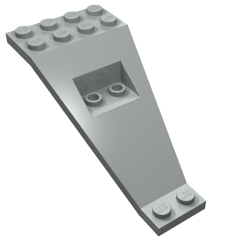 Lego Wing Plate Bi-level 8 x 4 and 2 x 3 1/3 Down