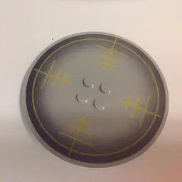 Plate Special Round 8 x 8 with 2 x 2 Center Studs with Target Verniers Print