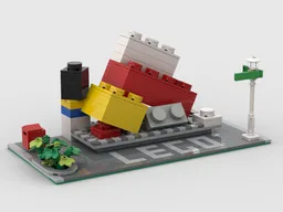 Modular History Basic Brick Monument