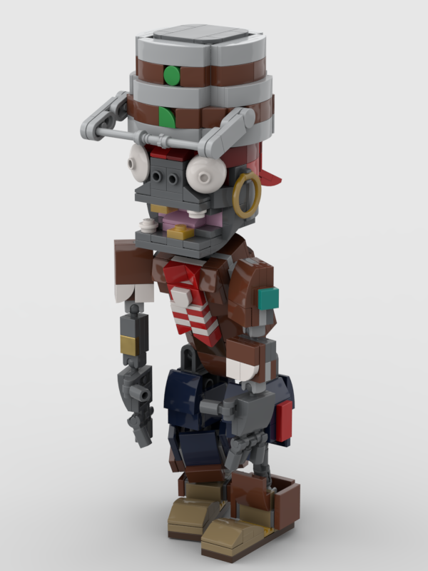 Lego PVZ 2 Buckethead zombie