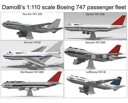 Boeing 747 passenger fleet