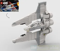 75399 Mandalorian Fang Fighter alternate build