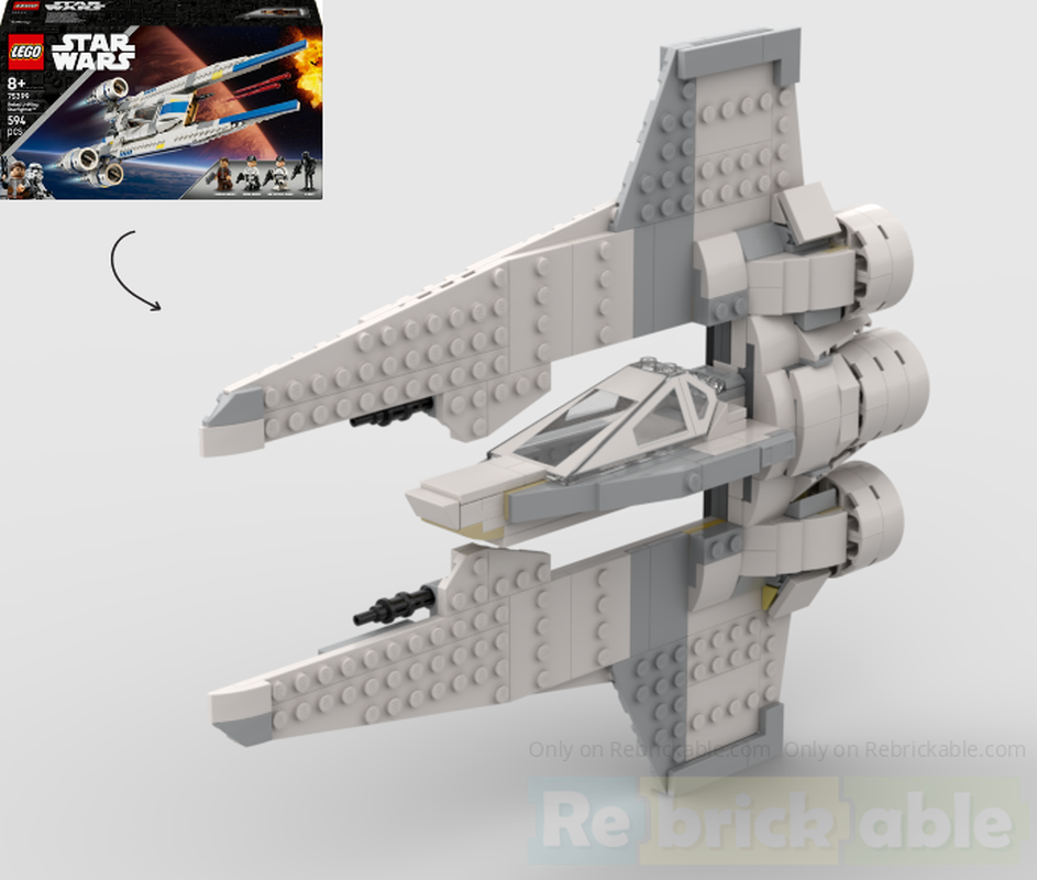 Lego 75399 Mandalorian Fang Fighter alternate build