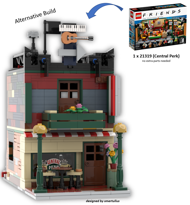Lego House of Friends (21319 "Central Perk" Alternative Build) LEGO MOC