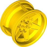 Wheel 56 x 34 Technic Racing Medium with 6 Pin Holes / Yellow
