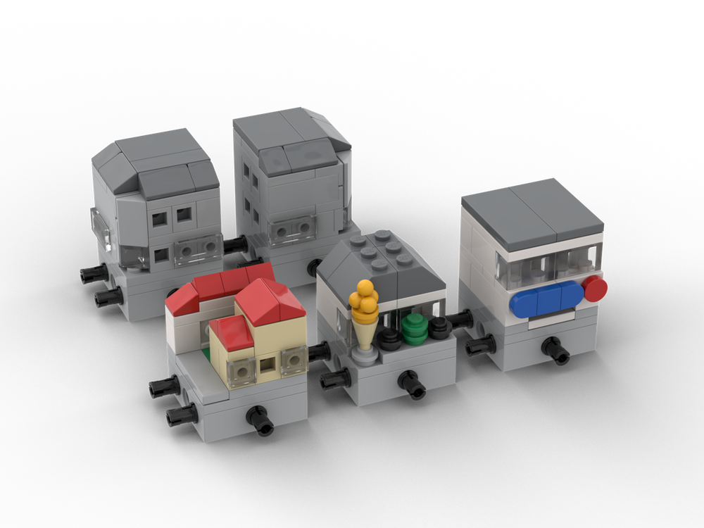 Lego City Center 1 | Nano Modular World
