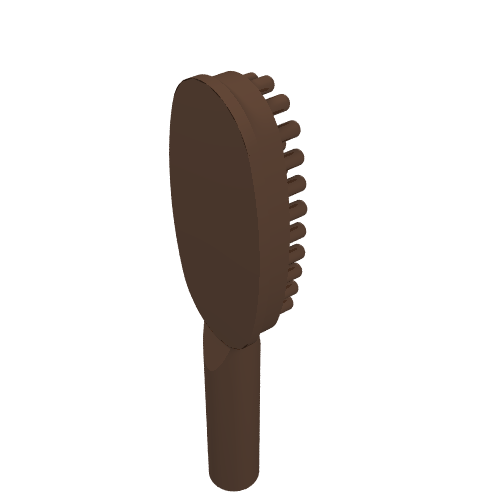 Lego Equipment Hairbrush Long Handle [14mm] / Brown