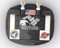 International Space Station 21321Name Plate Plaque Wall Mount