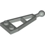 Plate Special 1 x 2 with Long Towball / Light Gray