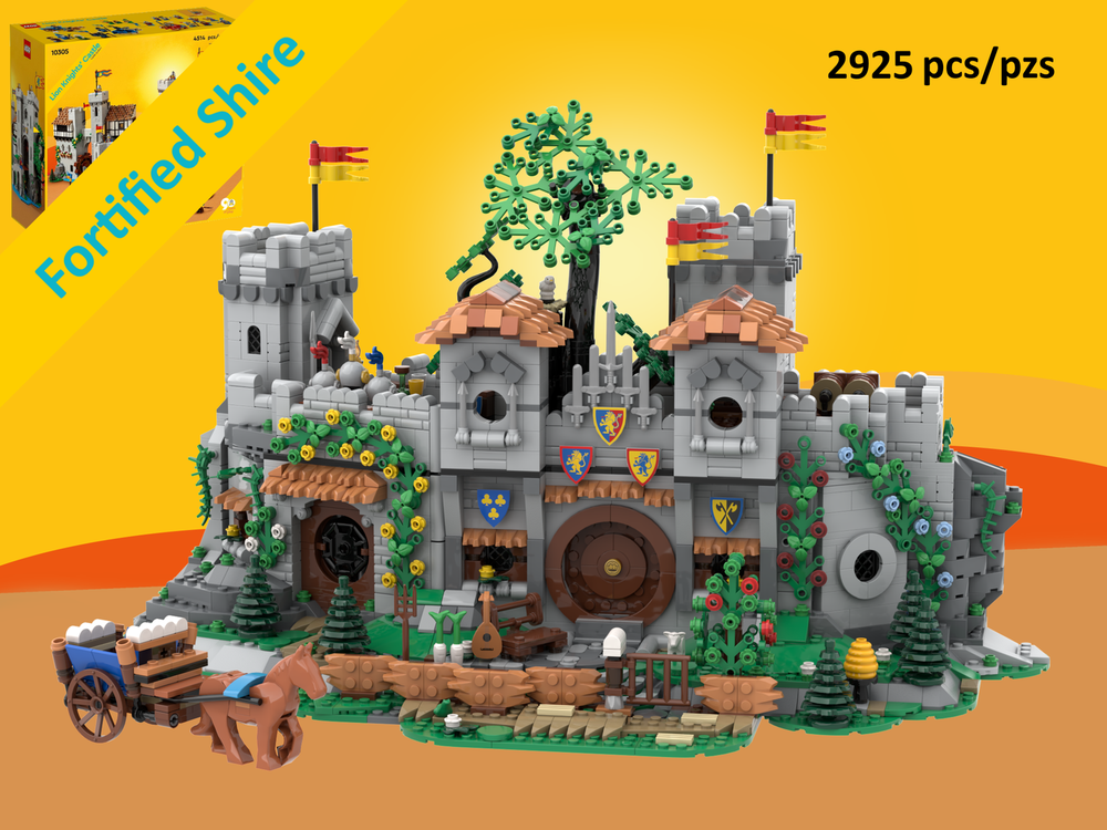 Lego Fortified Shire - 10305 Lion Knights' Castle Alternative Build