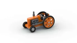 Mini FIAT old tractor
