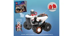 60431: Technic Functions! - Space Rover with Steering & Rotating Camera