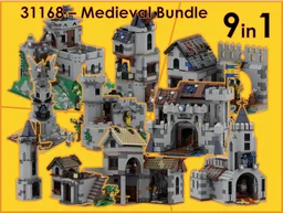 31168 - 9in1 Medieval Builinding Bundle
