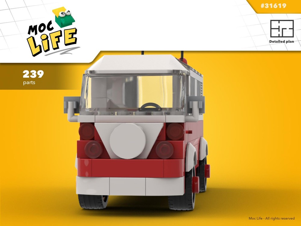 Lego Volkswagen Westfalia split windows