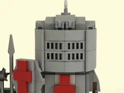 Brick-built Warrior: Templar Knight